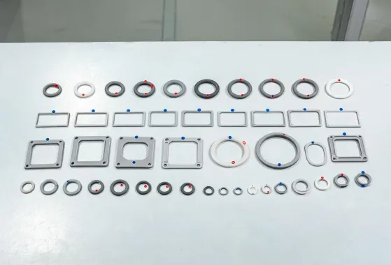 Silicone sealing trial parts