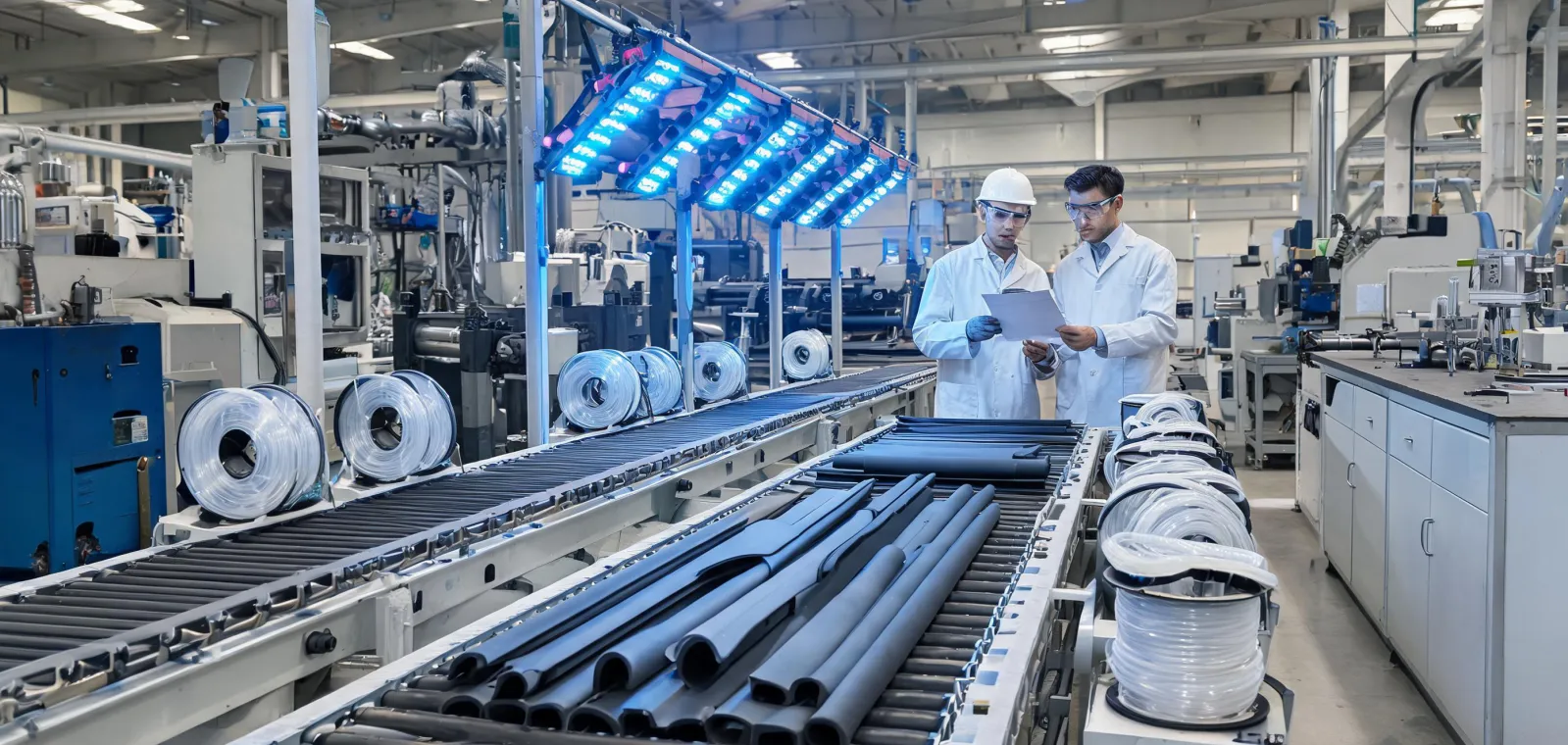 Industrial rubber sealing production line